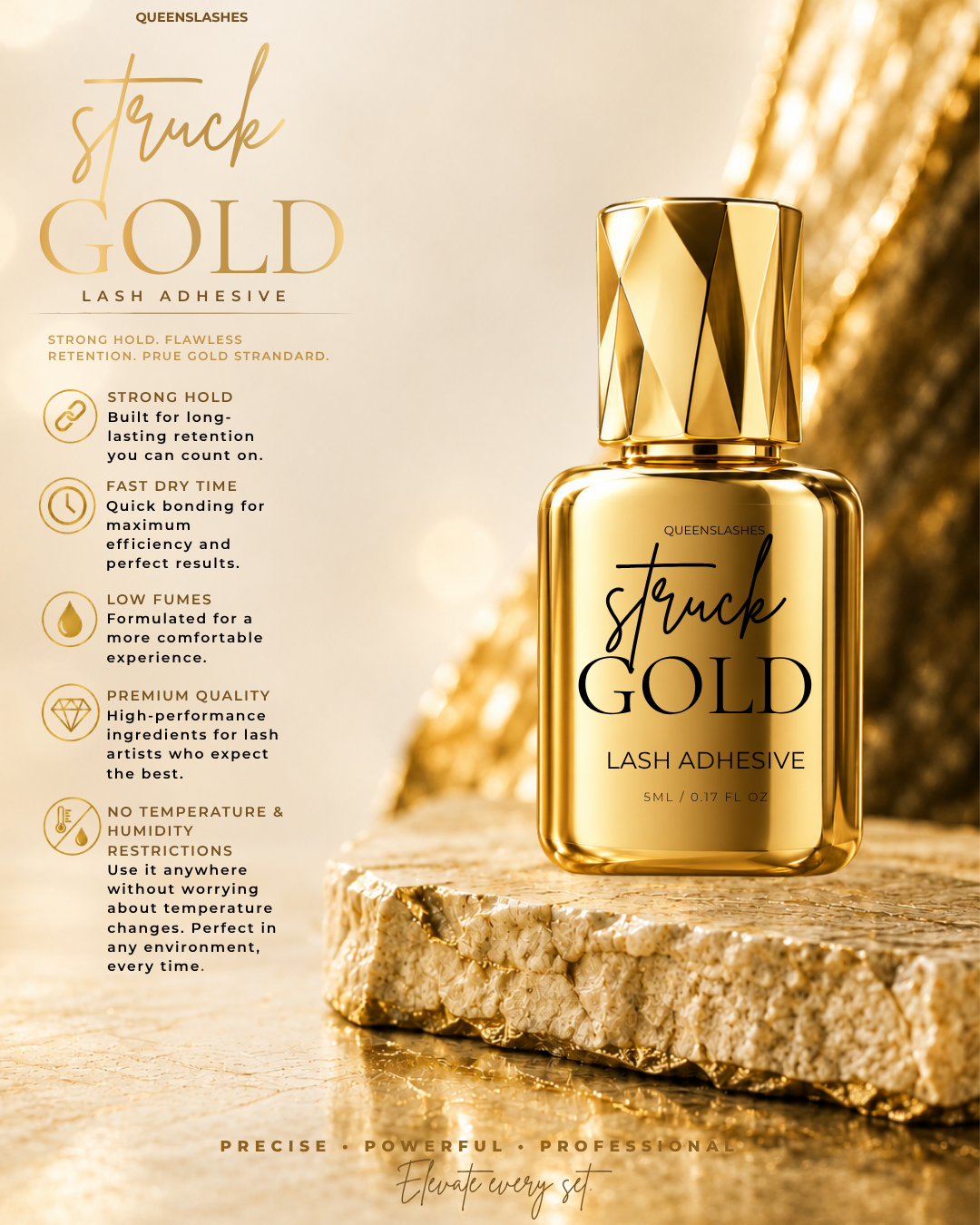 Struck Gold Lash Adhesive